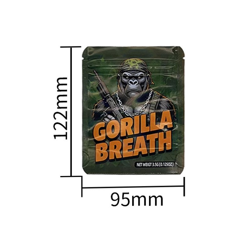 Animated Design 3.5g Mylar Weed Bags